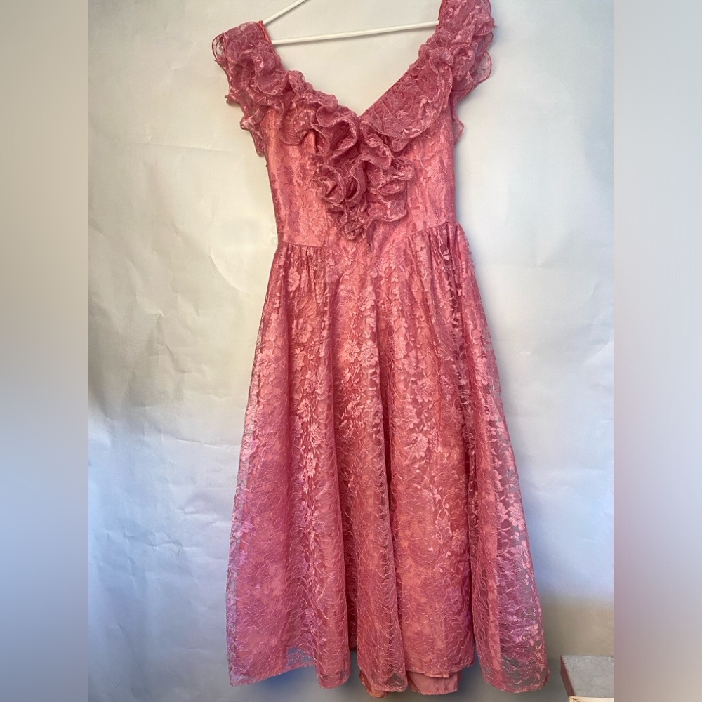 True Vintage Union Made prom dress from the 70-80s